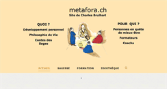 Desktop Screenshot of metafora.ch