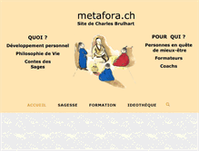 Tablet Screenshot of metafora.ch